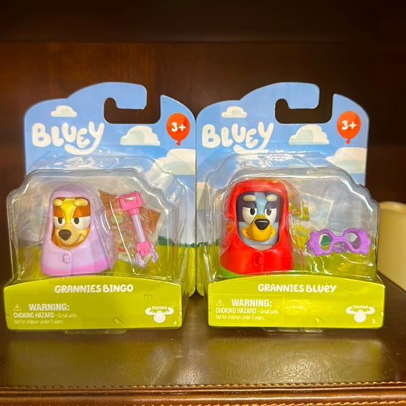 Bluey Toys Grannies Bluey Bingo Figurine Set Poshmark